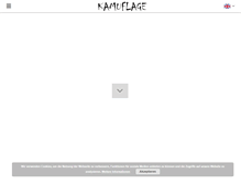 Tablet Screenshot of kamuflage.de