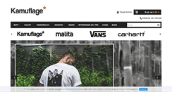 Desktop Screenshot of kamuflage.pl